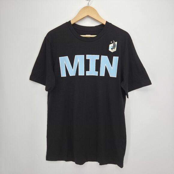 Other - Minnesota United FC MLS T-Shirt Men’s Large Black MIN Graphic Tee Soccer